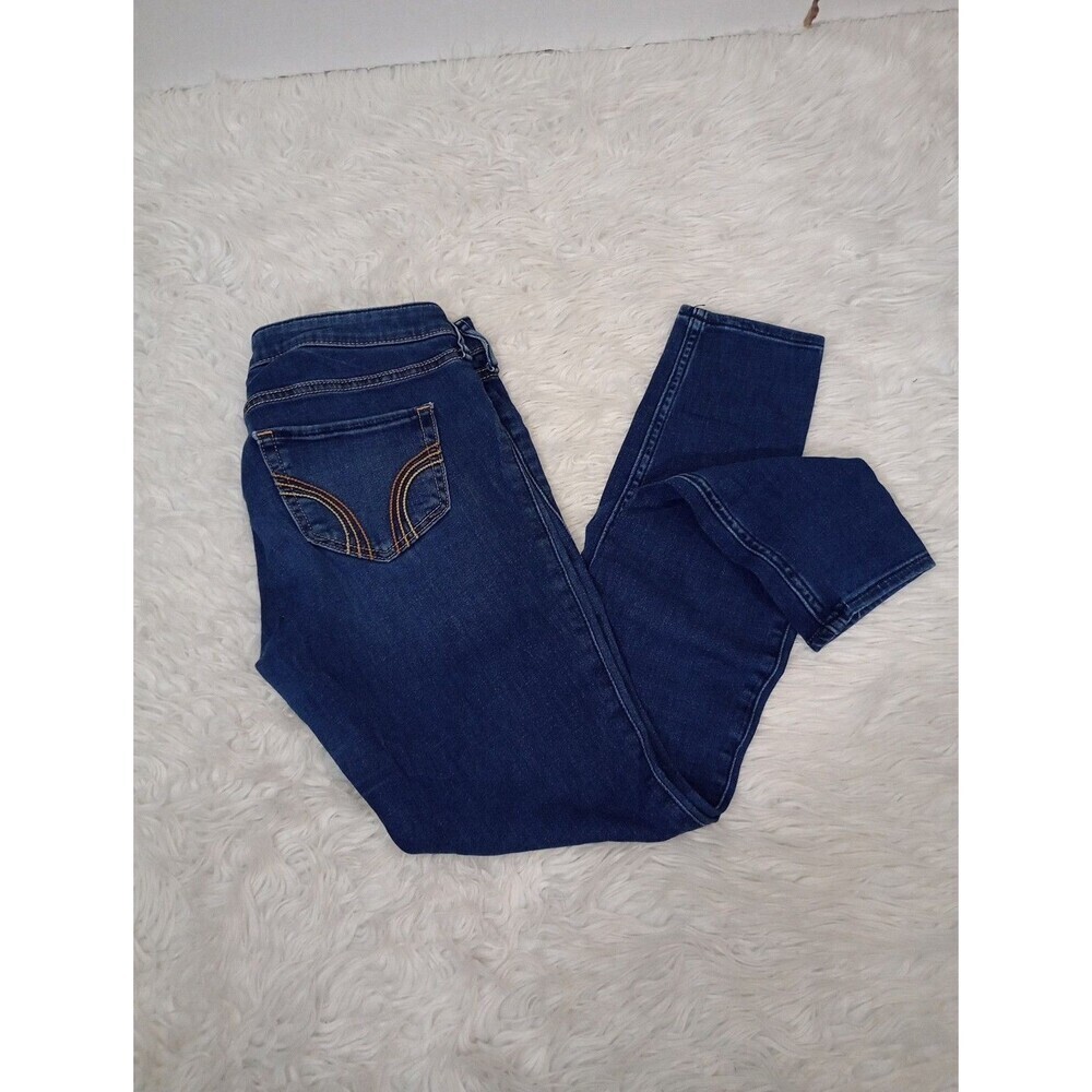 Hollister Blue Skinny Denim Jeans Size 7R W28 L29